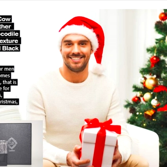 Genuine cow Napa crocodile texture Leather Men wallet - Picture 6 of 7